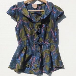 Anthropologie Tops - Anthropologie | Vanessa Virginia | Ruffle Blouse 8 Anthropologie Tops - Anthropologie | Vanessa Virginia | Ruffle Blouse 8